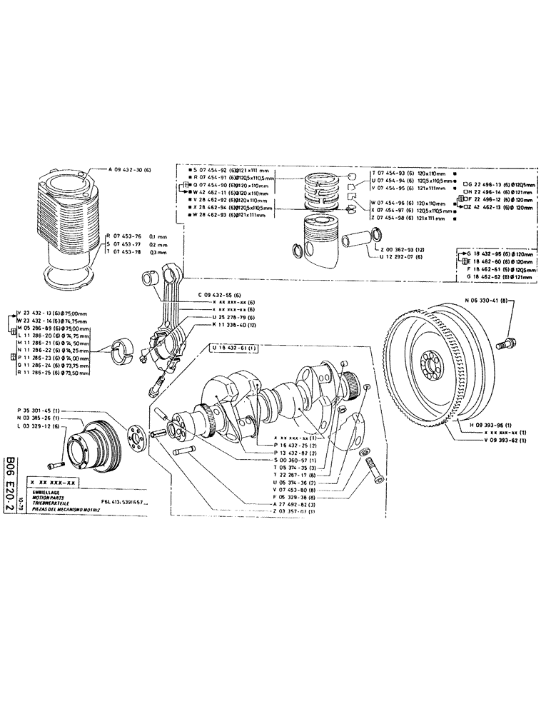 Схема запчастей Case RC200L - (024) - MOTION PARTS 