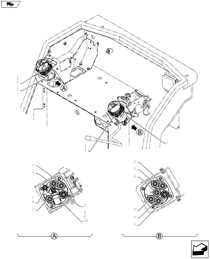 Схема запчастей Case CX55BMSR - (01-019[01]) - VALVE INSTALL (35) - HYDRAULIC SYSTEMS