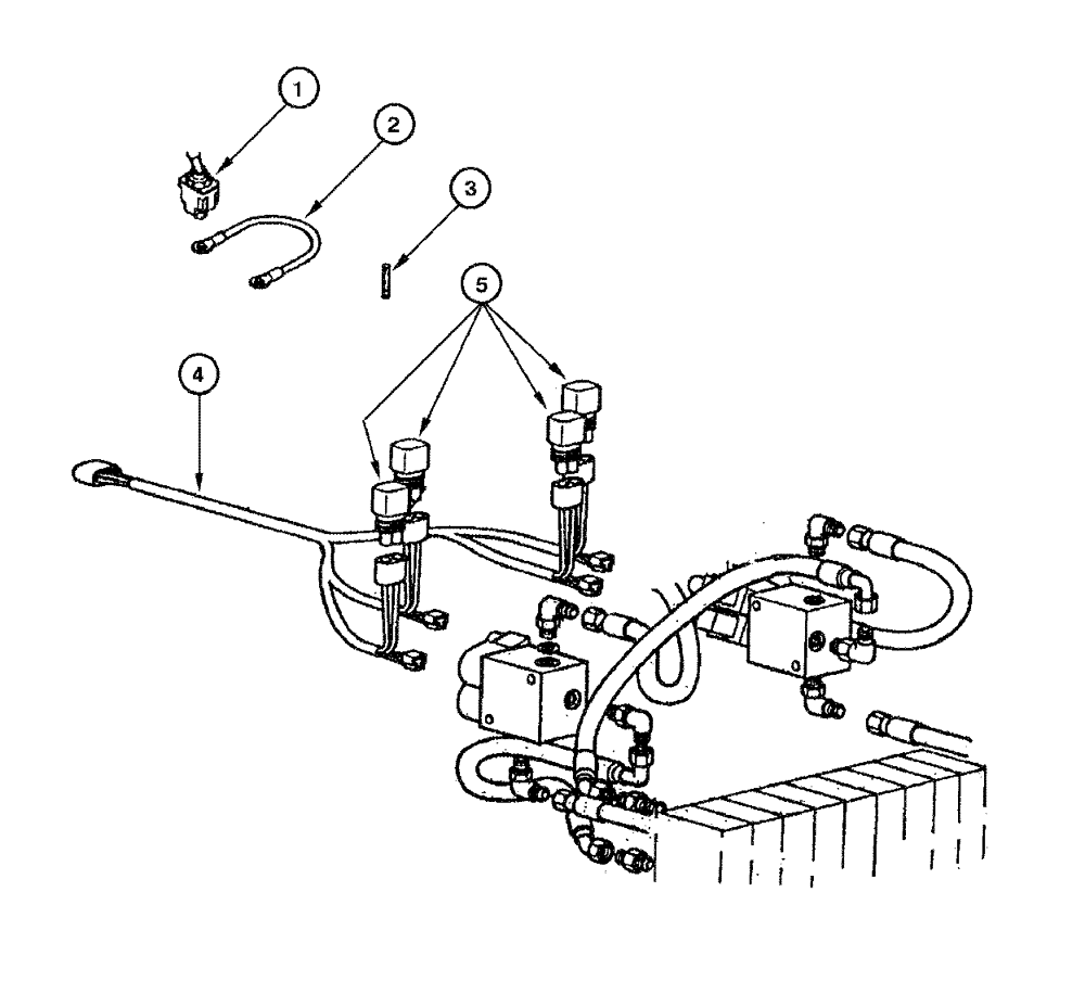 Схема запчастей Case 865 DHP - (4-058) - SCARIFIER AND RIPPER ELECTRICAL SYSTEM (04) - ELECTRICAL SYSTEMS