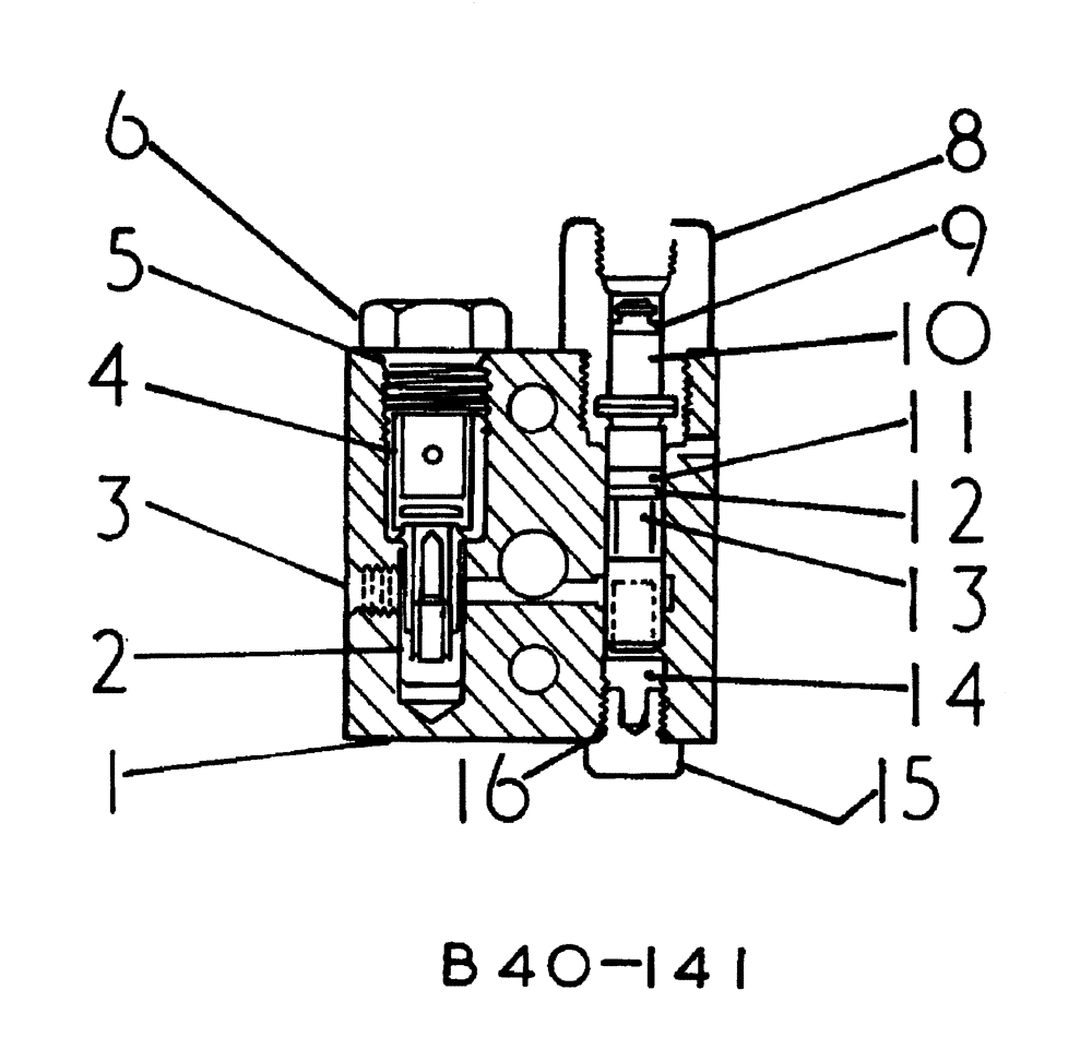 Схема запчастей Case 500 - (07-050) - REGULATOR FLOW/DISCONNECT No Description