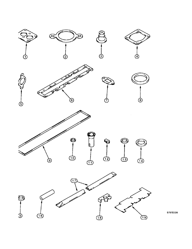 Схема запчастей Case 9040B - (2-92) - VALVE GRIND GASKET KIT, 6T-830 ENGINE, PRIOR TO P.I.N. DAC04#2001 (02) - ENGINE