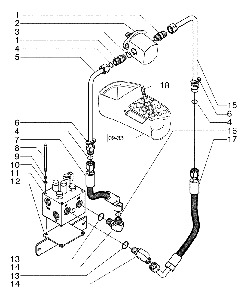 Схема запчастей Case 865B - (02-41[01]) - FAN DRIVE REVERSER SYSTEM (02) - ENGINE