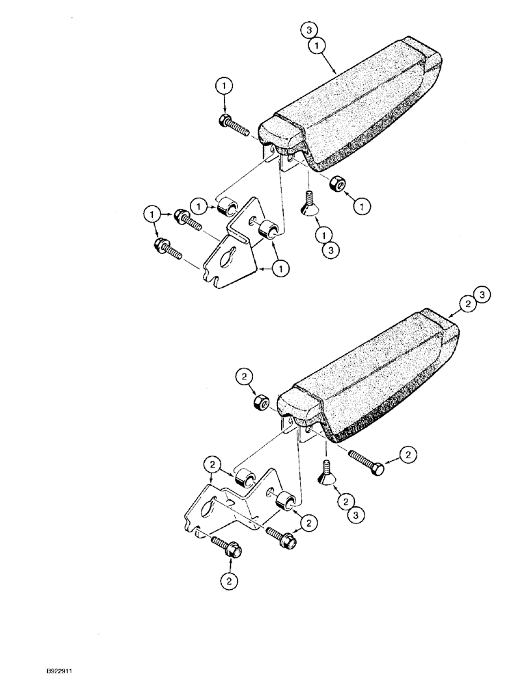 Схема запчастей Case 580SK - (9-125L) - SUSPENSION SEAT ARMRESTS (09) - CHASSIS/ATTACHMENTS