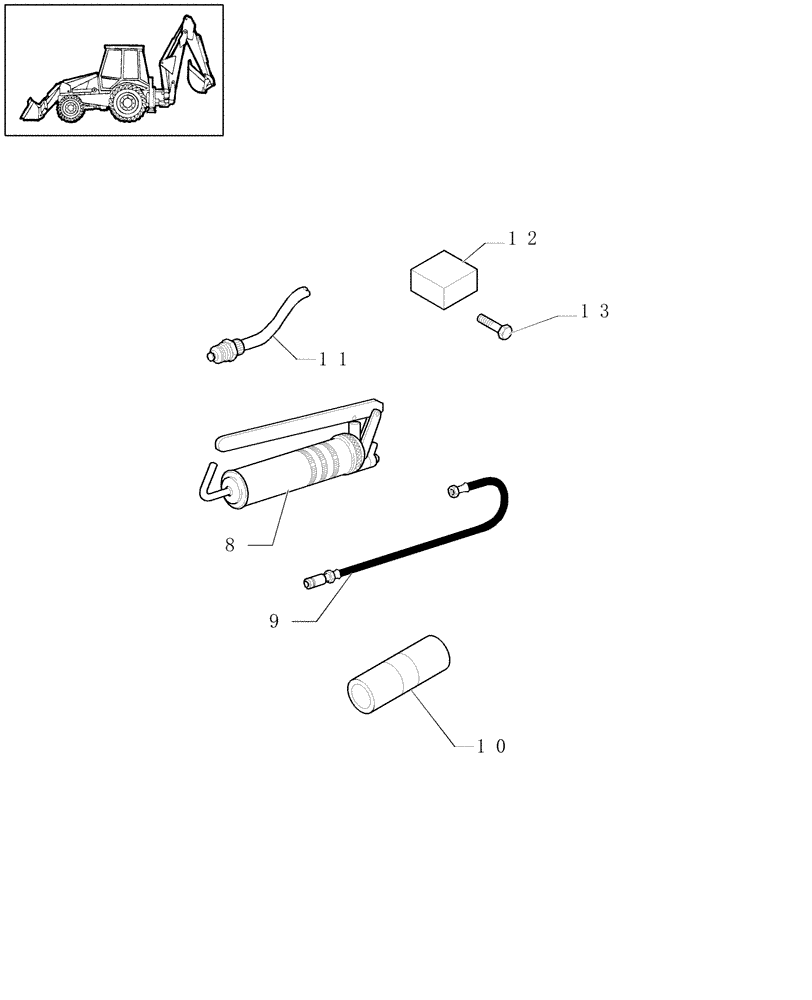 Схема запчастей Case CX16B - (4.200[01]) - TOOLS KIT (88) - ACCESSORIES