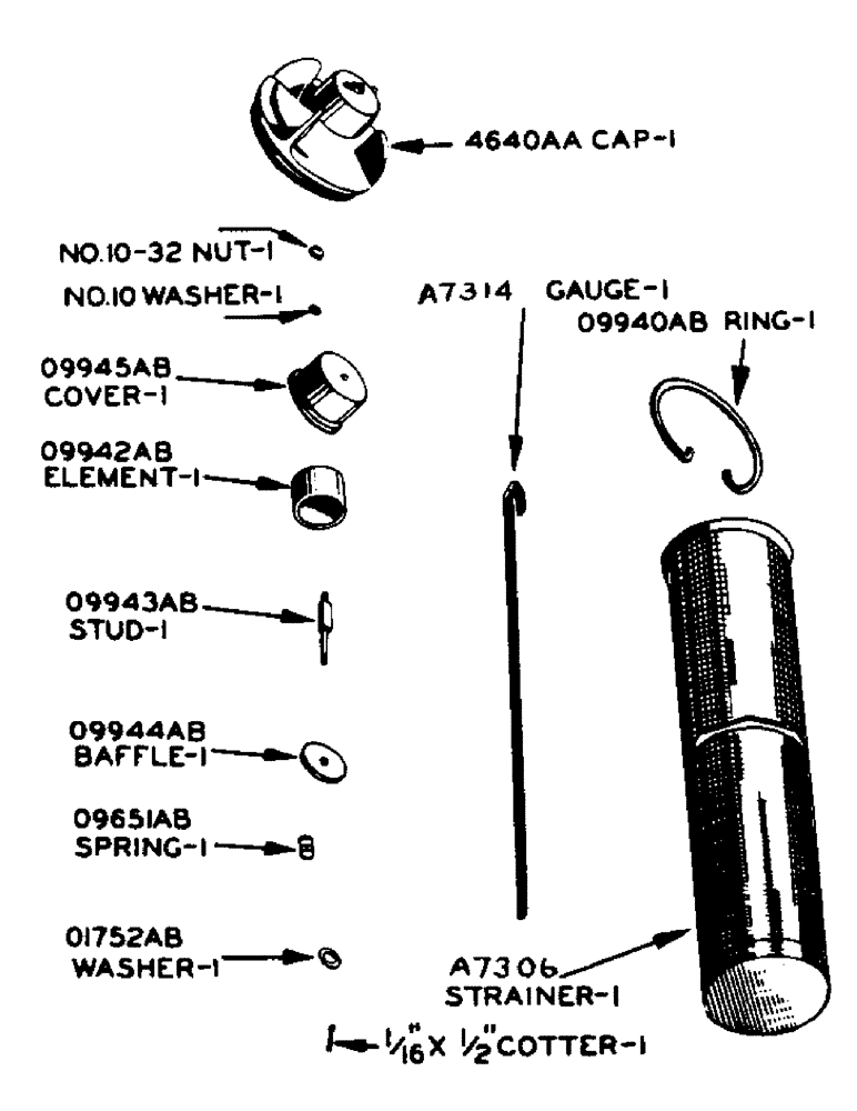 Схема запчастей Case 420 - (056) - POWRCEL DIESEL ENGINE, FILLER CAP, BREATHER AND STRAINER FOR FUEL TANK (10) - ENGINE