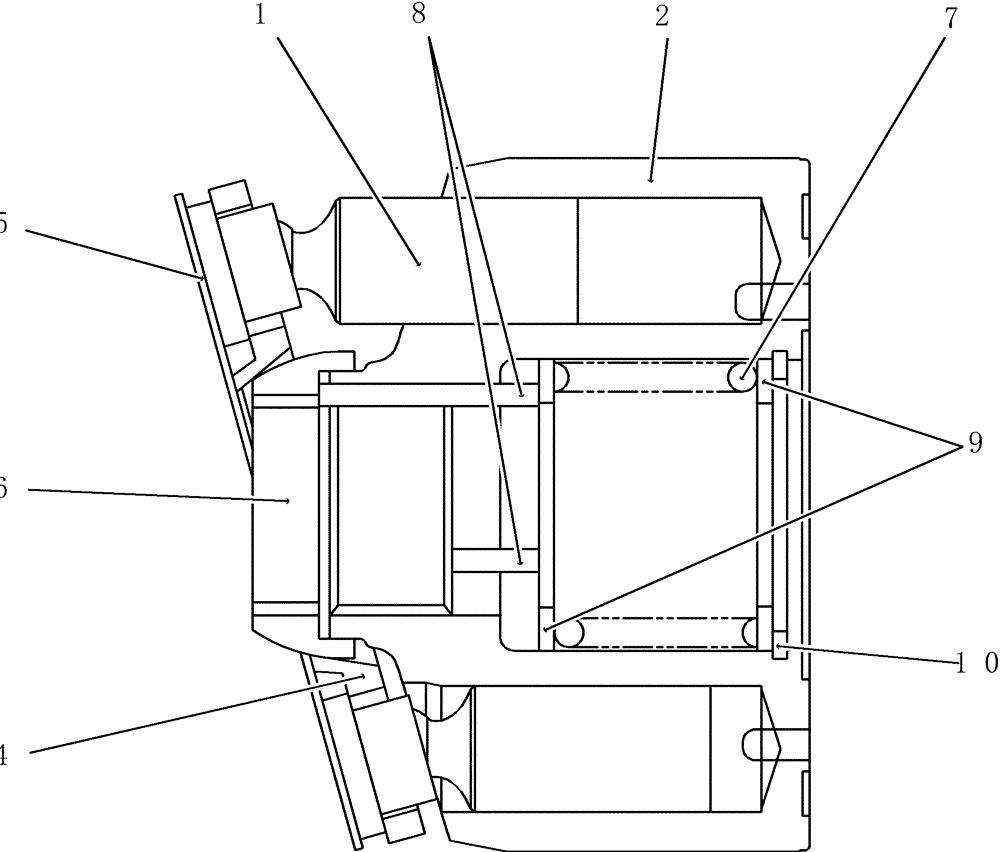 Схема запчастей Case CX50B - (HC403) - ROTARY ASSEMBLY (35) - HYDRAULIC SYSTEMS