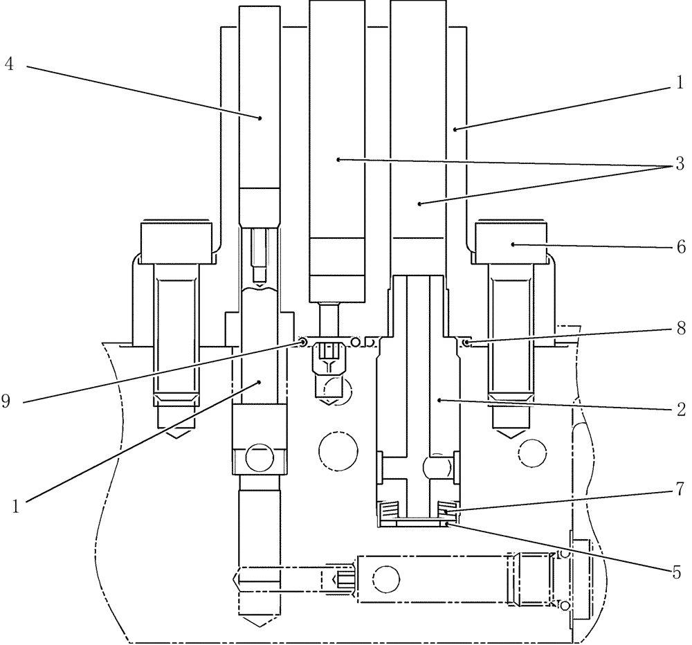 Схема запчастей Case CX50B - (HC406-03) - PISTON ASSEMBLY (35) - HYDRAULIC SYSTEMS