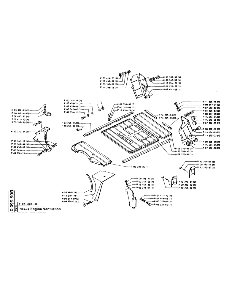 Схема запчастей Case 220CKS - (28) - ENGINE VENTILATION (01) - ENGINE