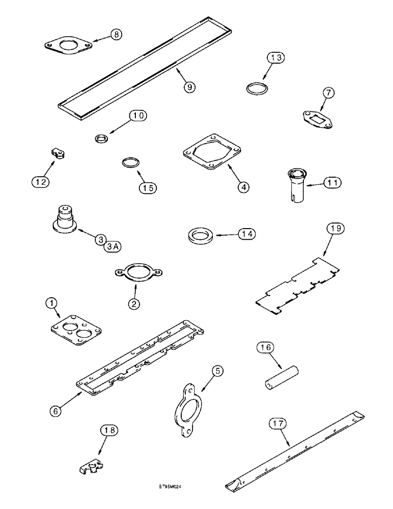 Схема запчастей Case 9040B - (2-94) - VALVE GRIND GASKET KIT, 6T-830 EMISSIONS CERTIFIED ENGINE, P.I.N. DAC04#2001 AND AFTER (02) - ENGINE