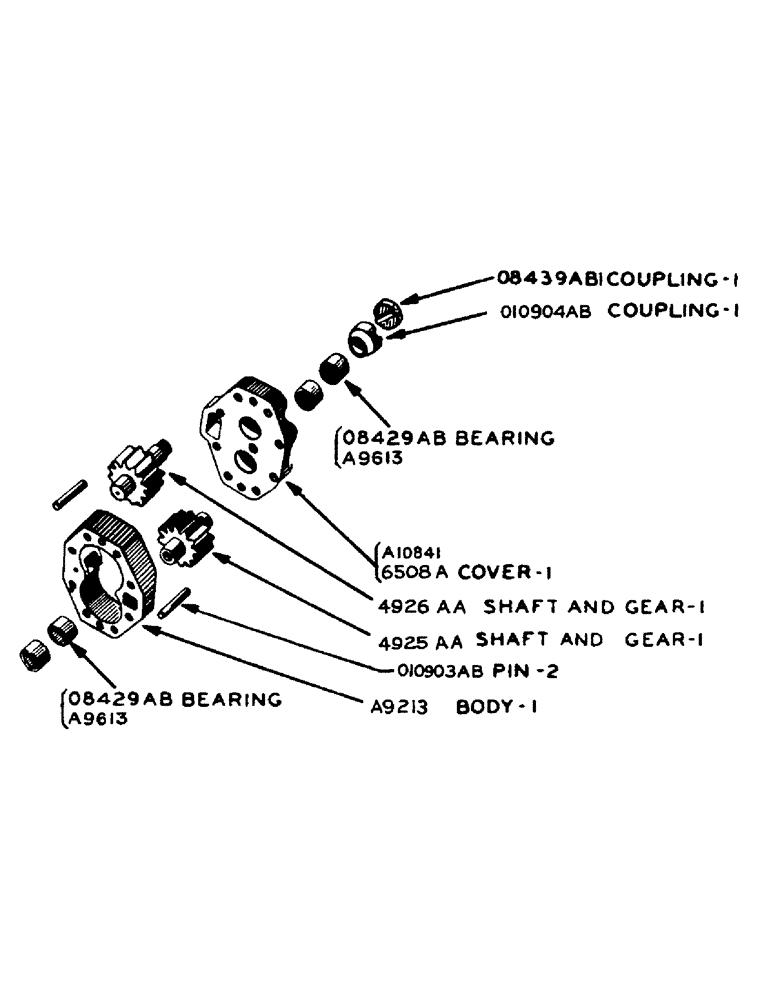 Схема запчастей Case 425 - (120) - HYDRAULIC PUMP, TWELVE GALLON PER MINUTE CAPACITY (35) - HYDRAULIC SYSTEMS