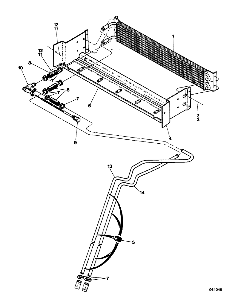 Схема запчастей Case 580G - (486) - CAB - HEATER SEE FIGURE 488 UP TO NO. 3.808.596 (09) - CHASSIS/ATTACHMENTS