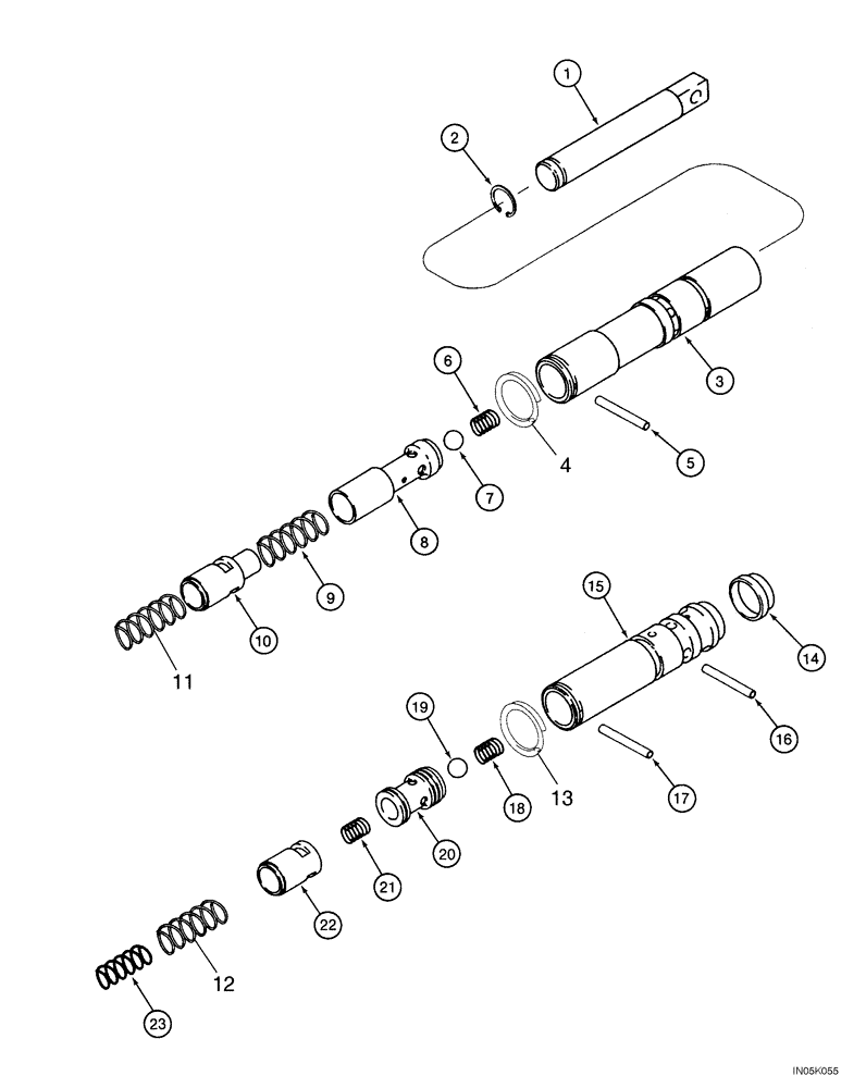 Схема запчастей Case 1150H_IND - (06-12) - TRANSMISSION - VALVE, CONTROL (06) - POWER TRAIN