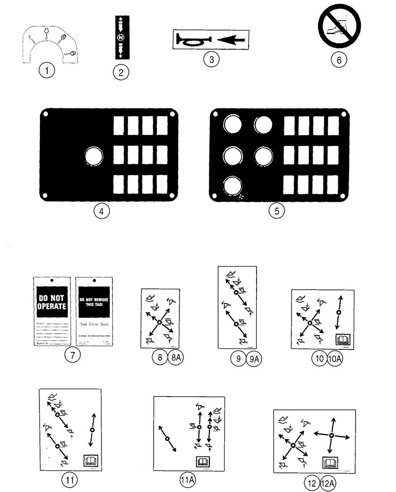 Схема запчастей Case 921C - (09-74) - DECALS (09) - CHASSIS