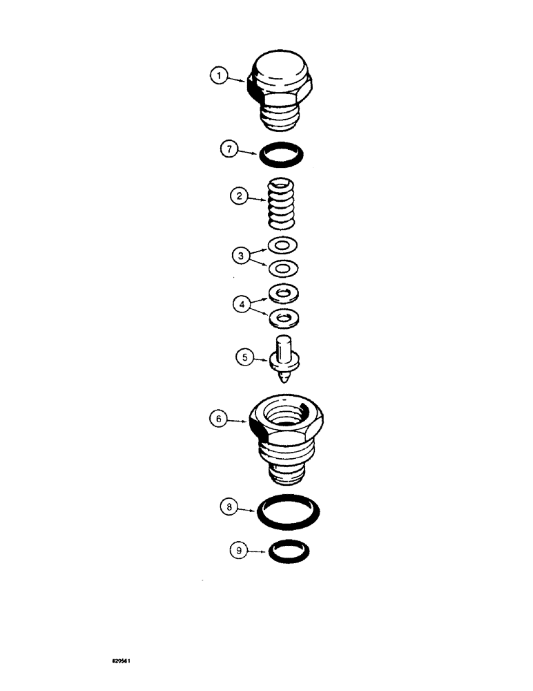 Схема запчастей Case W4 - (152) - LOADER CONTROL VALVE, CIRCUIT RELIEF VALVES (08) - HYDRAULICS