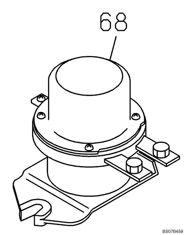 Схема запчастей Case CX130B - (04-04) - ELECTRICAL ACCESSORIES - ENGINE - SWITCH (04) - ELECTRICAL SYSTEMS