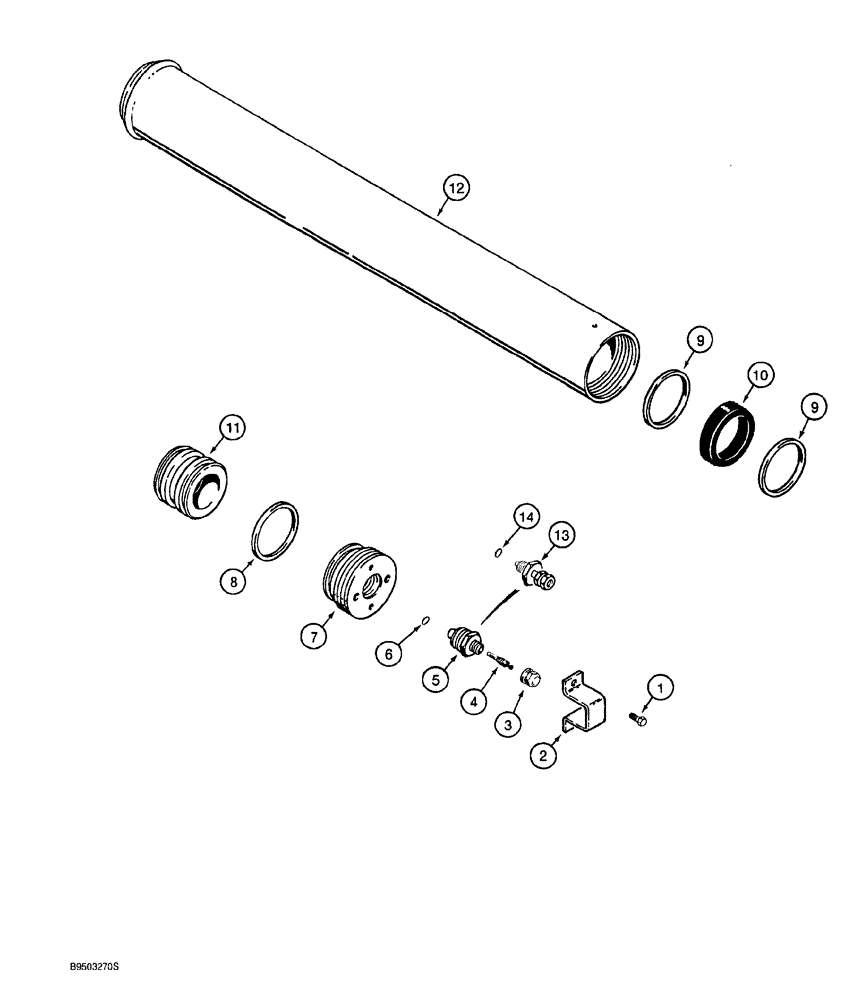 Схема запчастей Case 921 - (8-108) - HYDRAULIC ACCUMULATOR (08) - HYDRAULICS