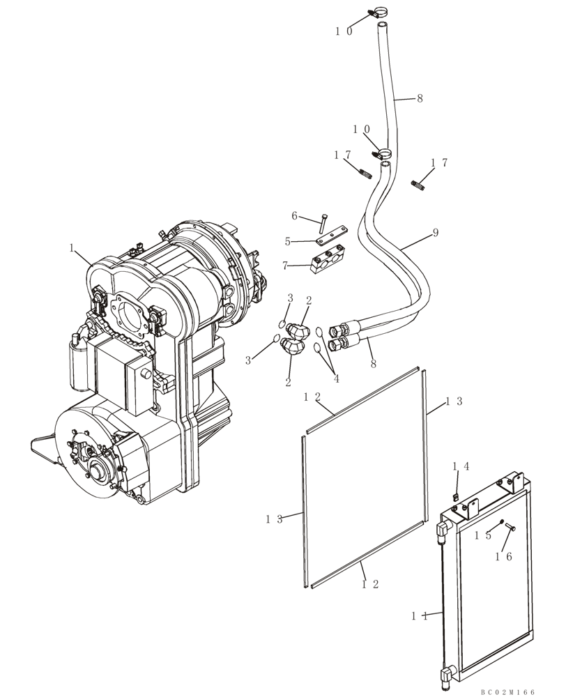 Схема запчастей Case 721D - (06-01) - HYDRAULICS - TRANSMISSION (06) - POWER TRAIN