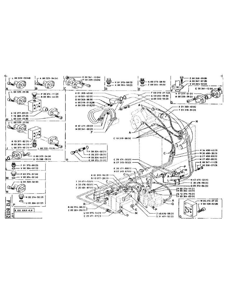 Схема запчастей Case 90CL - (059) - NO DESCRIPTION PROVIDED (07) - HYDRAULIC SYSTEM