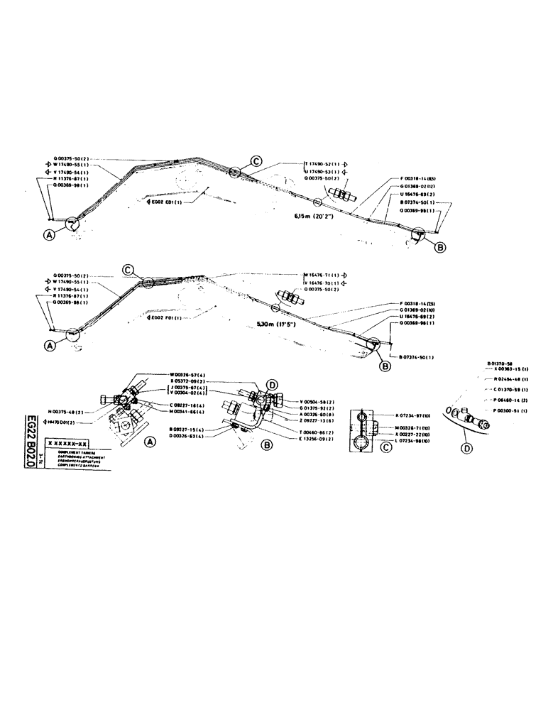 Схема запчастей Case GCK120 - (266) - EARTHBORING ATTACHMENT 