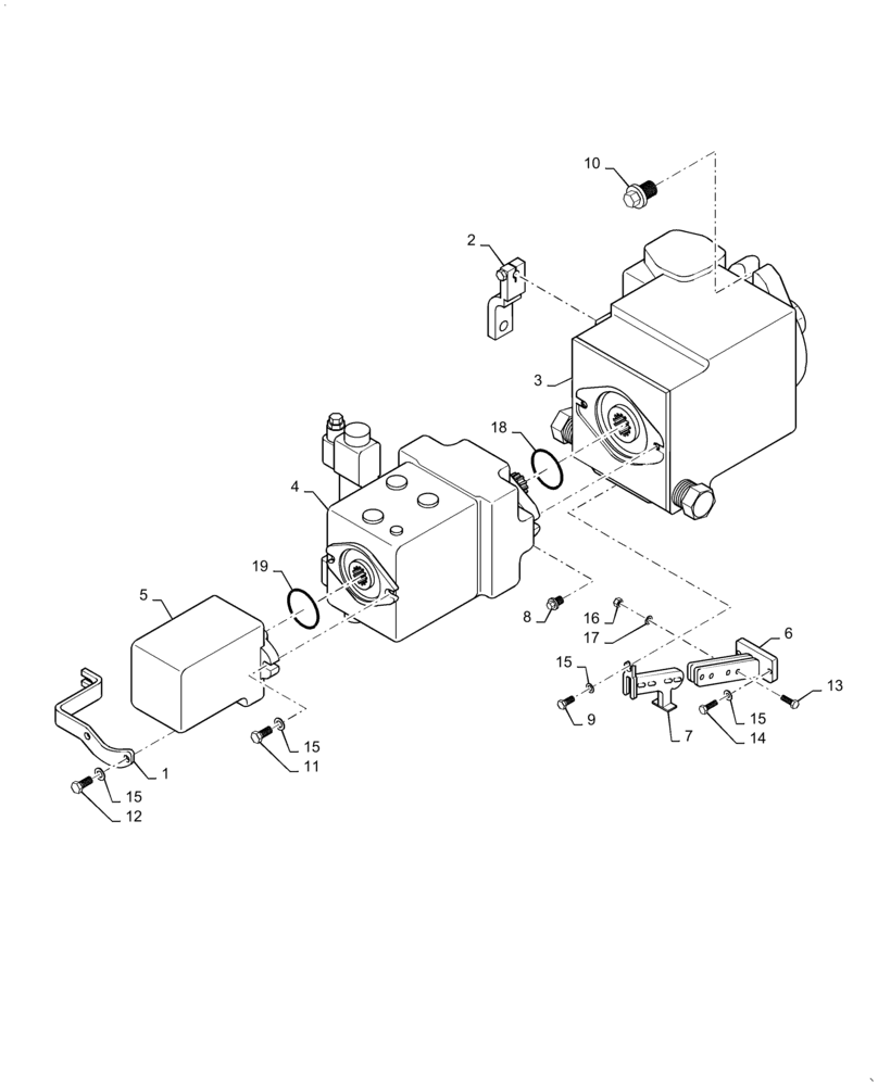 Схема запчастей Case SV211 - (35.106.AD[01]) - PUMP, HYDRAULIC (35) - HYDRAULIC SYSTEMS