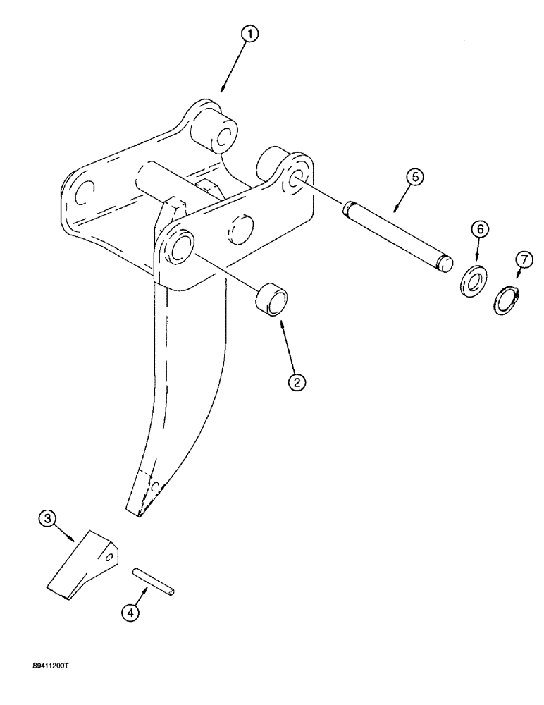 Схема запчастей Case 580SL - (9-060) - FROST POINT ASSEMBLY (09) - CHASSIS/ATTACHMENTS