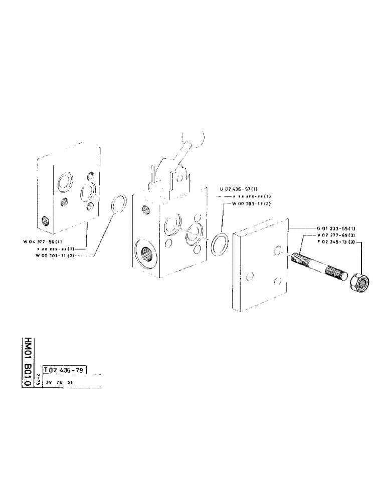 Схема запчастей Case 75P - (104) - NO DESCRIPTION PROVIDED (07) - HYDRAULIC SYSTEM