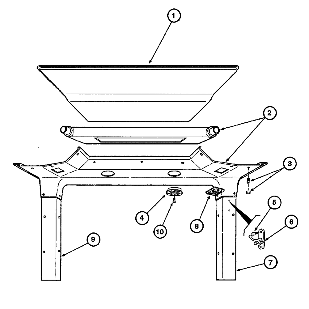 Схема запчастей Case 865 - (09.33[00]) - CAB - ROOF UPHOLSTERY (CLOSED CAB) (09) - CHASSIS