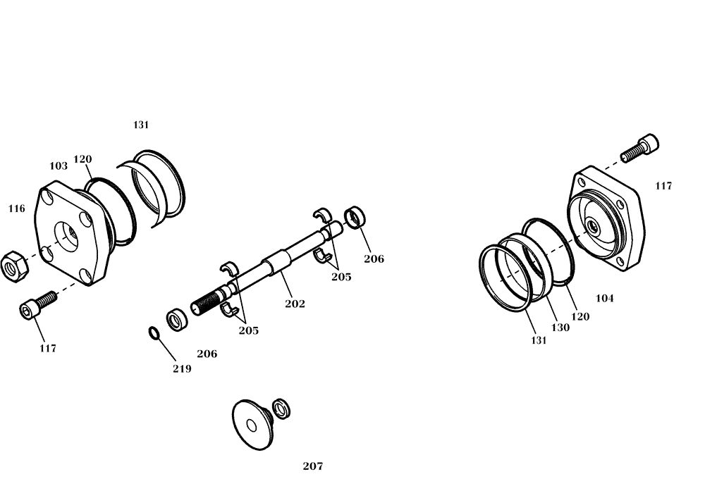 Схема запчастей Case 221D - (24.150[001]) - ADJUSTABLE CYLIND. (S/N 581101-UP) (35) - HYDRAULIC SYSTEMS