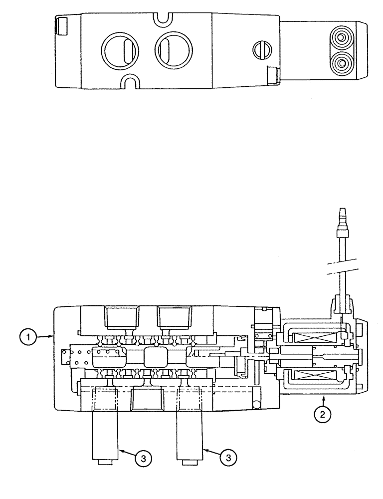 Схема запчастей Case 9060 - (8-050) - 152790A1 SOLENOID VALVE (08) - HYDRAULICS