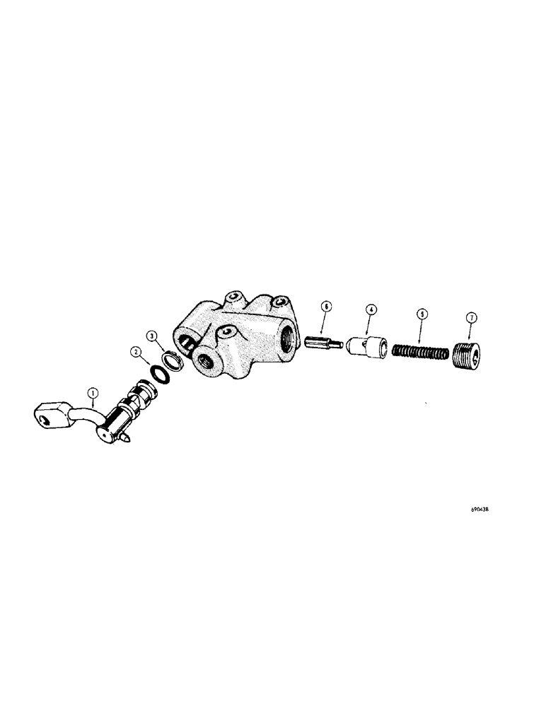 Схема запчастей Case W10C - (128[1]) - CLUTCH CONTROL VALVE (08) - HYDRAULICS