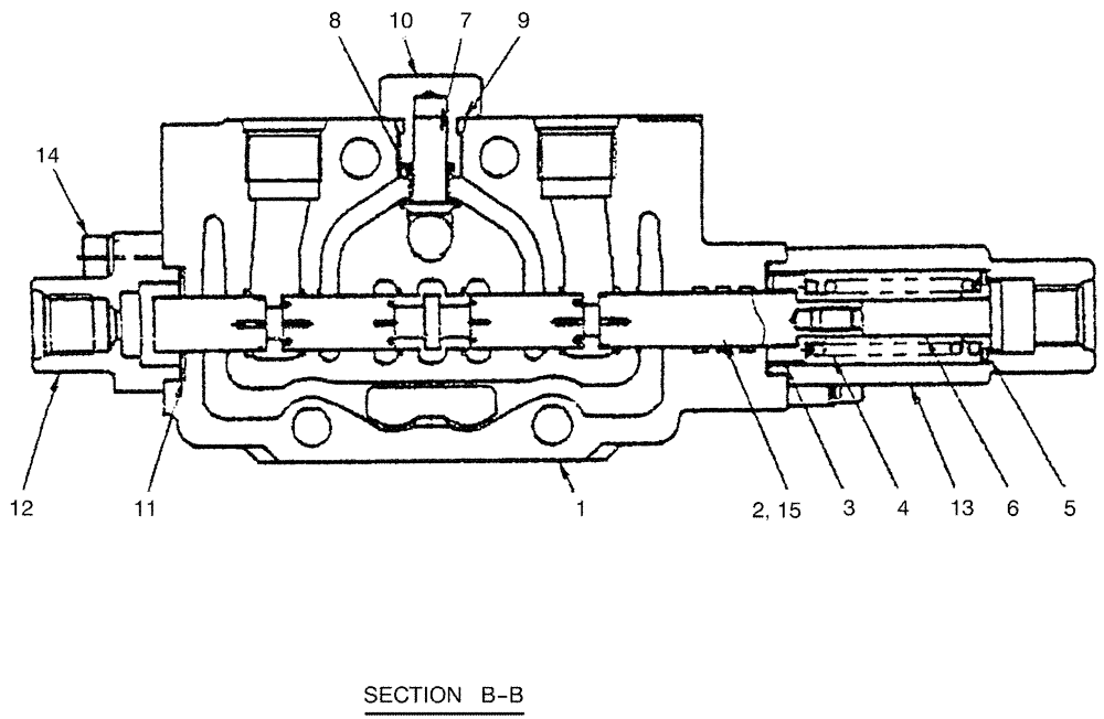 Схема запчастей Case CX36B - (07-003) - VALVE ASSY, CONTROL (SLEWING) (35) - HYDRAULIC SYSTEMS