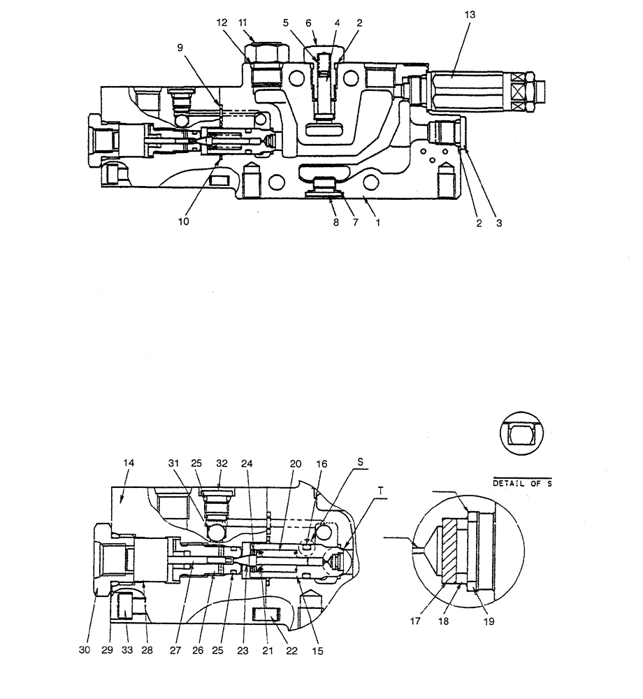 Схема запчастей Case CX27B PV13 - (07-011) - VALVE ASSY, CONTROL (BOOM LOCK) ELECTRICAL AND HYDRAULIC COMPONENTS