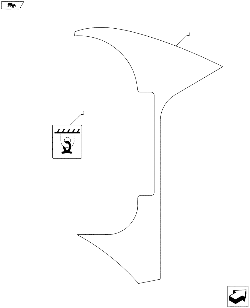 Схема запчастей Case 580SN - (90.108.15) - VAR - 423056, 747882, 747883, X47086X - DECALS (90) - PLATFORM, CAB, BODYWORK AND DECALS