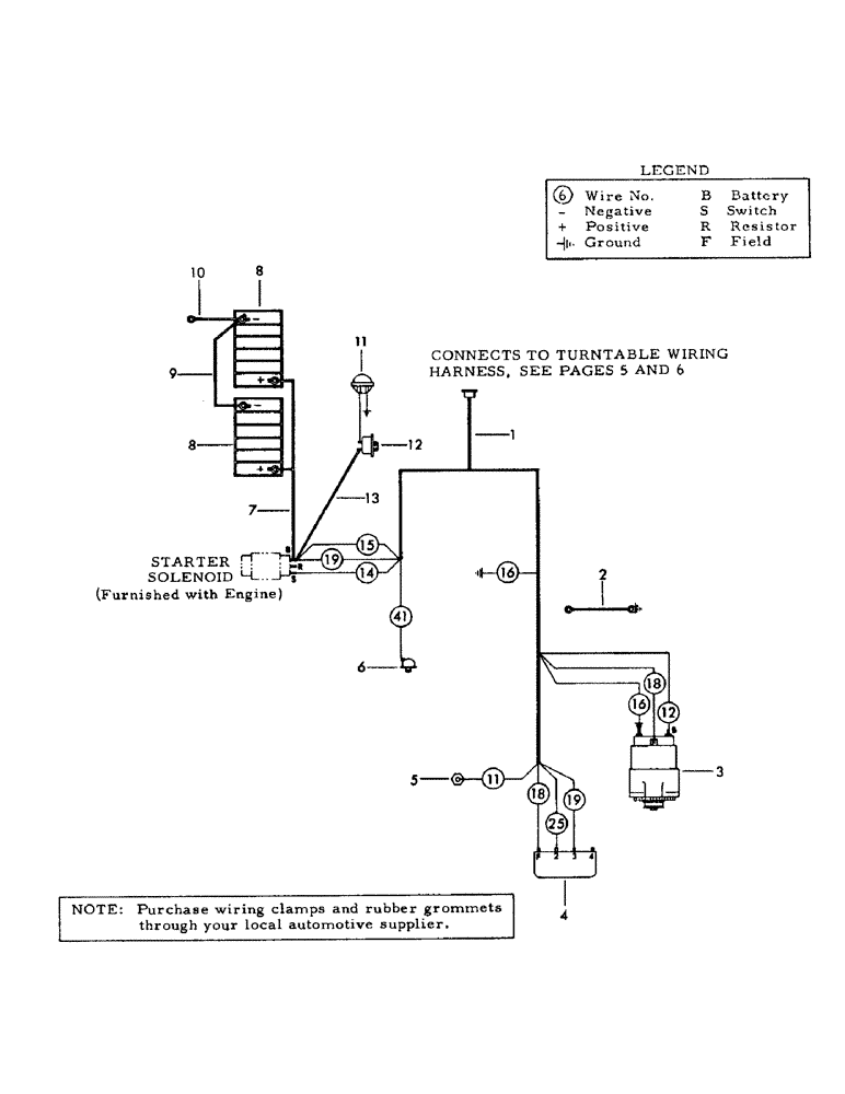 Схема запчастей Case 30EC - (I03) - ENGINE WIRING HARNESS FOR:, GMC 4-53 AND PERKINS 6-354 DIESEL ENGINE. (06) - ELECTRICAL SYSTEMS