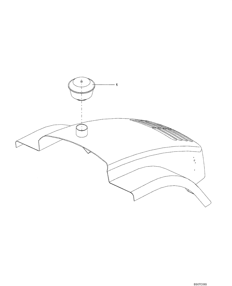 Схема запчастей Case SV216 - (10.202.03) - PRECLEANER (GROUP 191) (ND133653) (10) - ENGINE