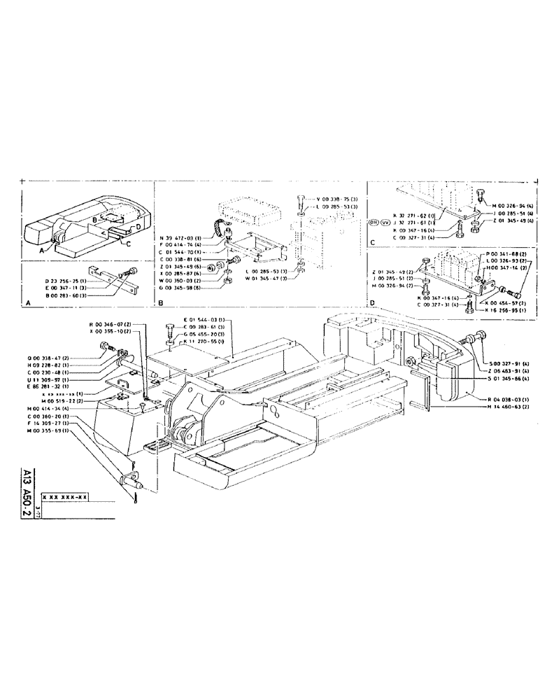 Схема запчастей Case 90CL - (009) - NO DESCRIPTION PROVIDED (05) - UPPERSTRUCTURE CHASSIS