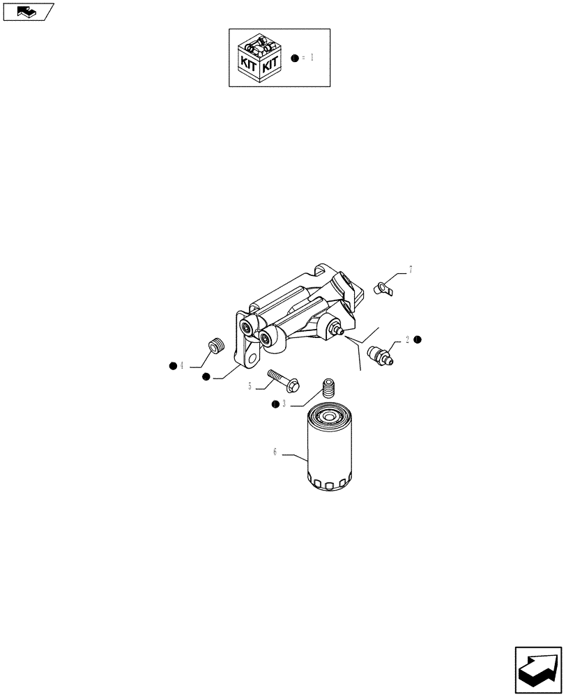 Схема запчастей Case F3AE0684S E914 - (10.206.01) - FUEL FILTER & RELATED PARTS (10) - ENGINE