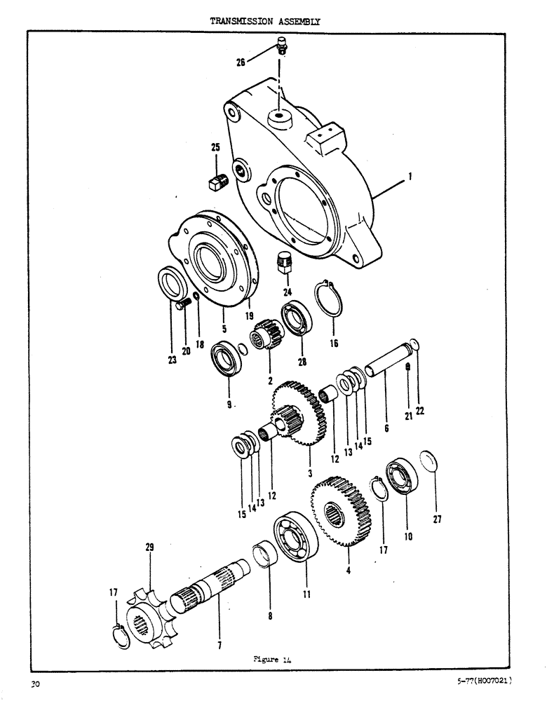 Схема запчастей Case DAVIS - (30) - TRANSMISSION ASSEMBLY 