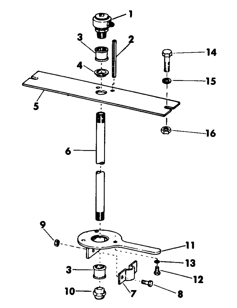 Схема запчастей Case 50 - (078) - INNER BRAKE SWIVEL, (TRACK) (33) - BRAKES & CONTROLS