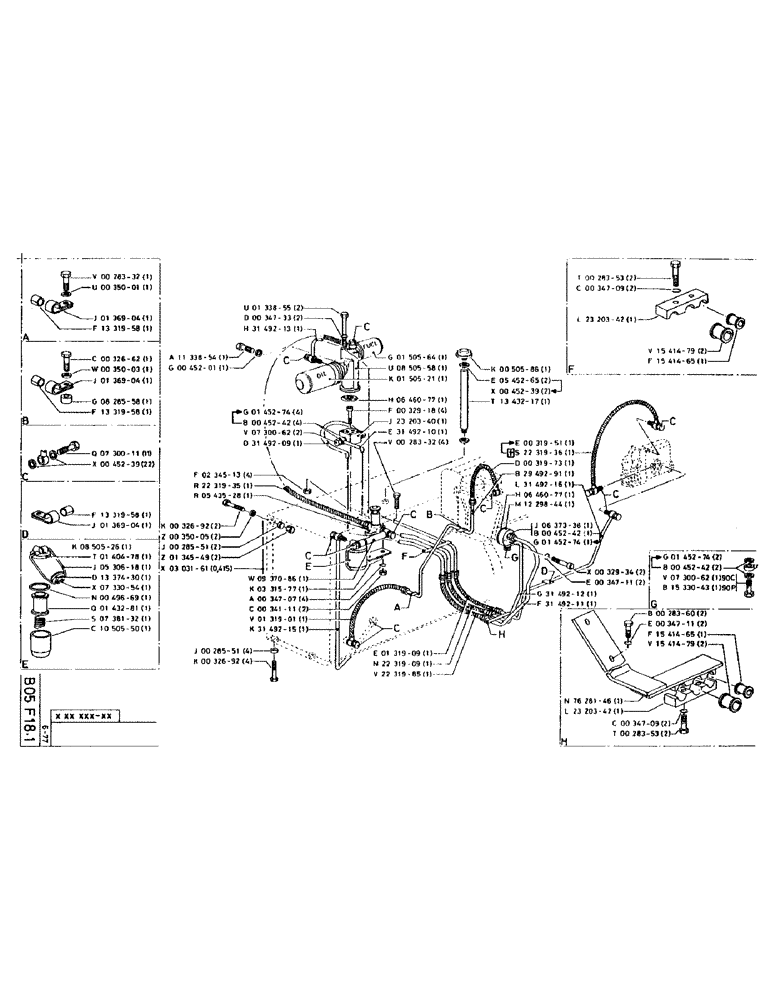 Схема запчастей Case 90CL - (025) - NO DESCRIPTION PROVIDED (07) - HYDRAULIC SYSTEM