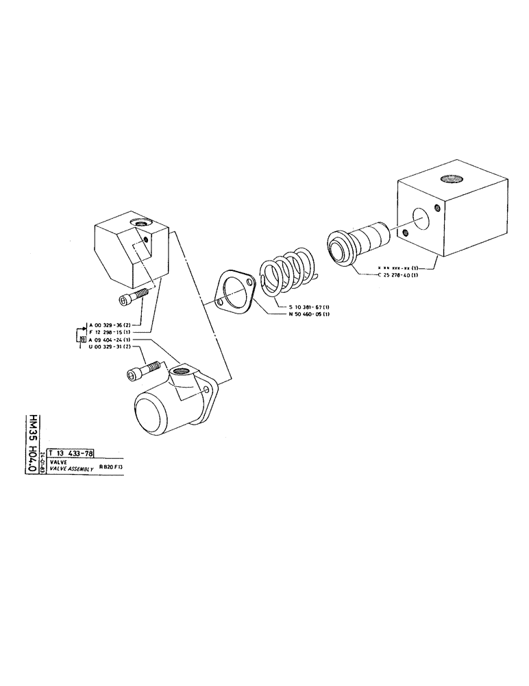 Схема запчастей Case 220 - (184) - VALVE ASSEMBLY (07) - HYDRAULIC SYSTEM