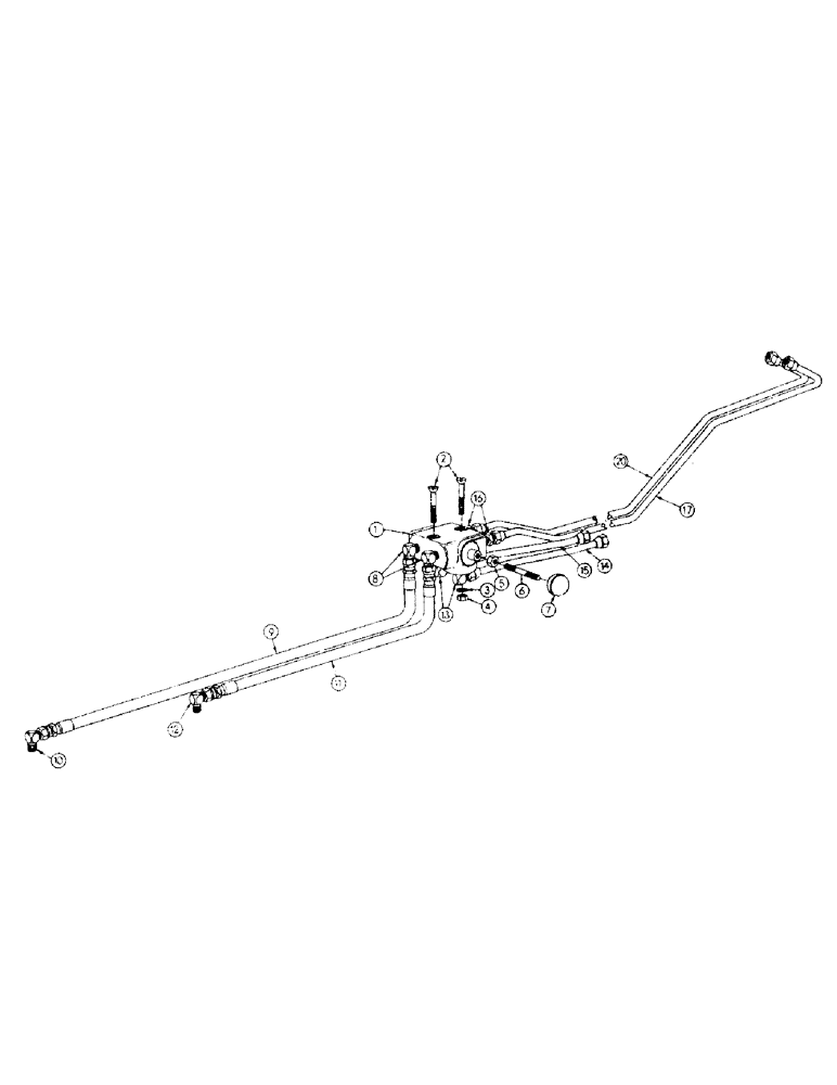 Схема запчастей Case 500 - (252) - SCARIFIER HYDRAULICS (WITH LOADER) (05) - UPPERSTRUCTURE CHASSIS