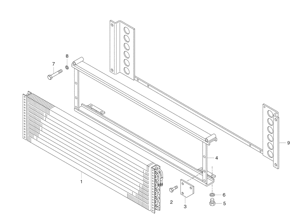 Схема запчастей Case 325 - (5.665[02]) - AIR CONDITIONING (10) - Cab/Cowlings