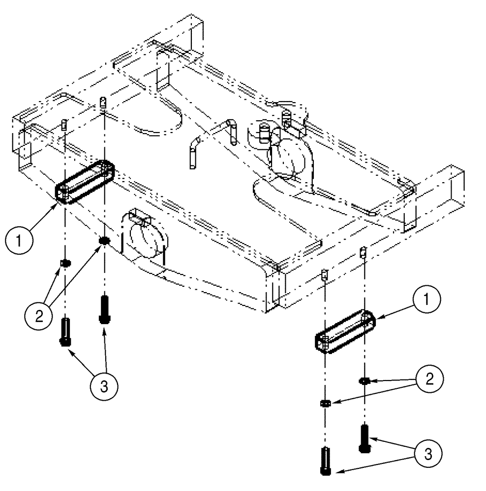 Схема запчастей Case 521D - (06-25) - AXLE - REAR, STOP (06) - POWER TRAIN