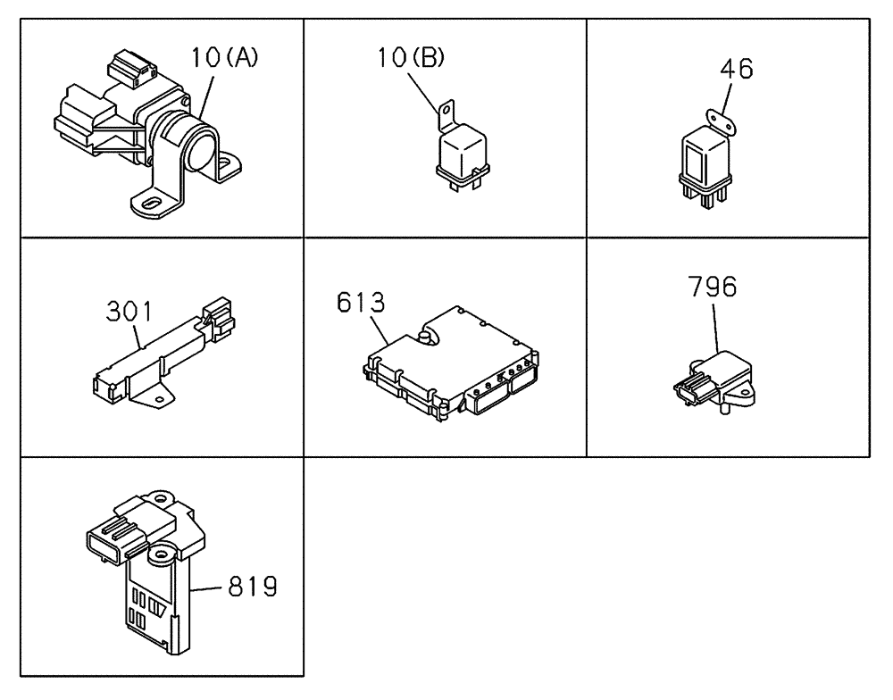 Схема запчастей Case CX235C SR - (55.201.01[03]) - ELECTRICAL ACCESSORIES - ENGINE (55) - ELECTRICAL SYSTEMS