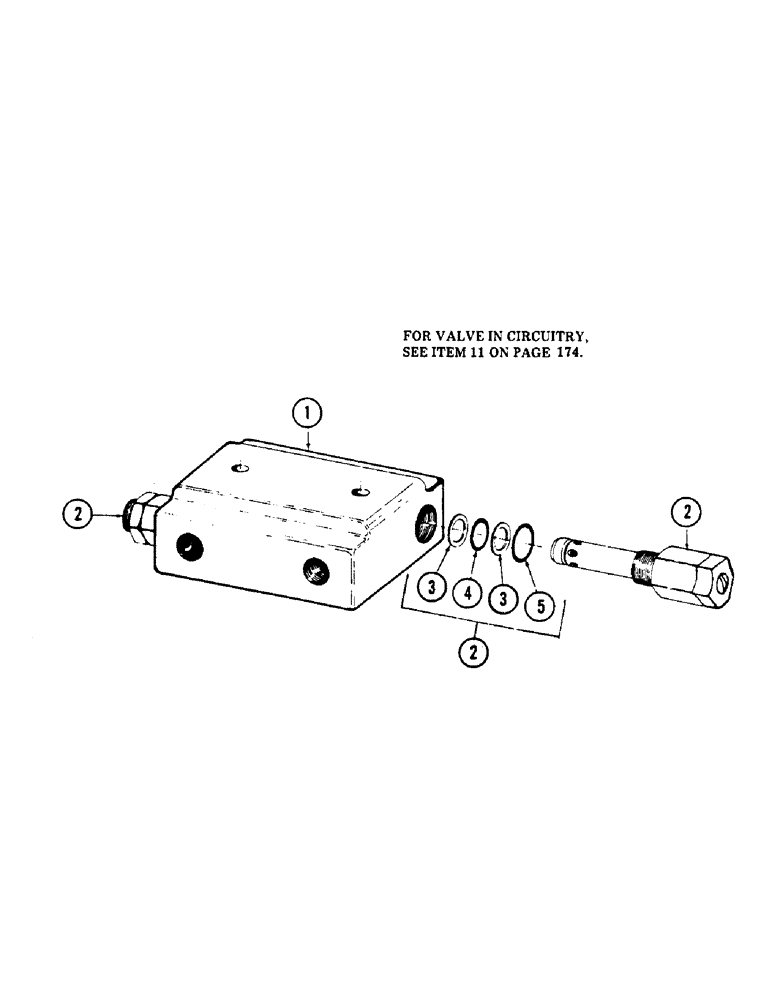 Схема запчастей Case 50 - (236) - SWING INLINE RELIEF VALVE, (S/N 6279926 AND AFTER) (35) - HYDRAULIC SYSTEMS