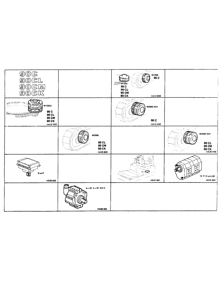 Схема запчастей Case 90CL - (001L) - PICTORIAL (00) - PICTORIAL INDEX