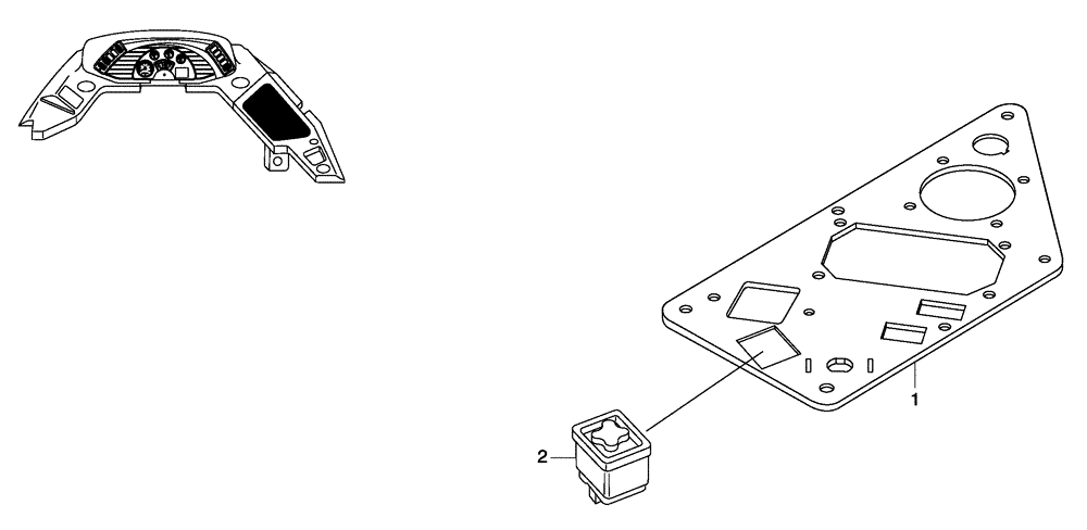 Схема запчастей Case 335 - (67A01001447[001]) - ELECTRICAL EQUIPMENTS - SIDE PANEL (55) - ELECTRICAL SYSTEMS