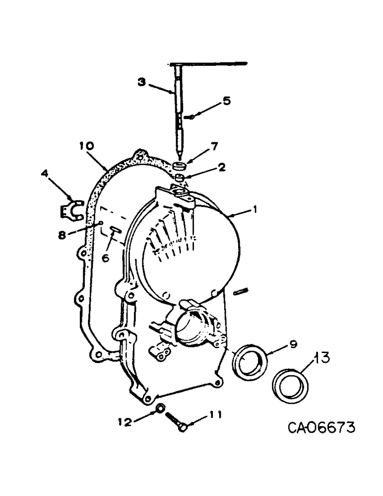 Схема запчастей Case 4125 - (12-02) - POWER, GEAR CASE (04) - Drive Train