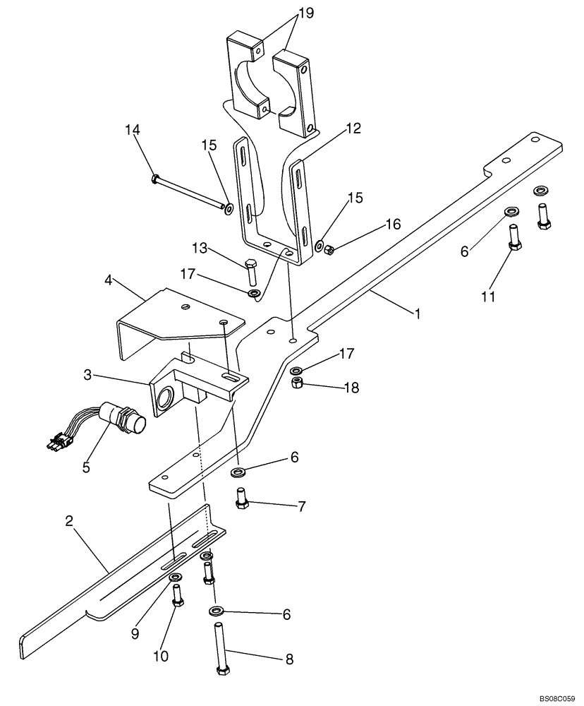 Схема запчастей Case 821E - (09-02) - CONTROL - RETURN-TO-DIG (XR) (09) - CHASSIS